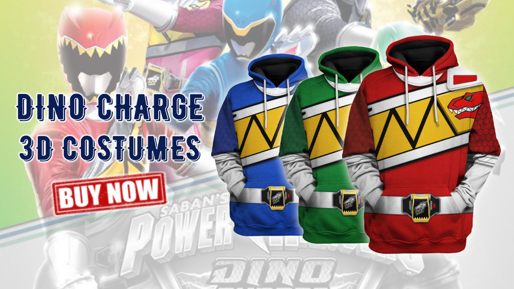 Power Rangers Dino Charge 3D Costumes