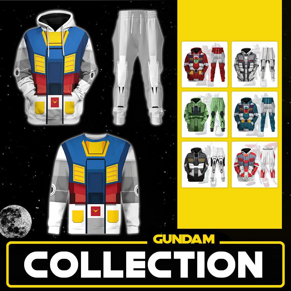 Shop Gundam Cosplay Costumes: Themed Apparel Including Hoodies, Sweatshirts, T-Shirts, and Tracksuits | Gearhomie.com