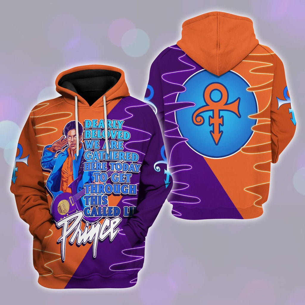 Gearhomie Dearly Beloved Prince Unisex Pullover Hoodie, Sweatshirt, T-Shirt - Gearhomie.com