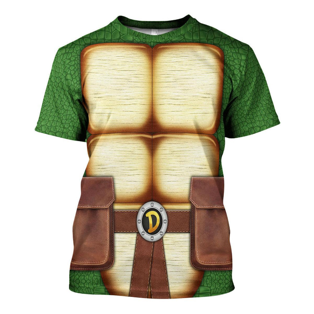 Gearhomie Donatello Ninja Turtles Costume Hoodie Sweatshirt T-Shirt ZipHoodie Sweatpants - Gearhomie.com