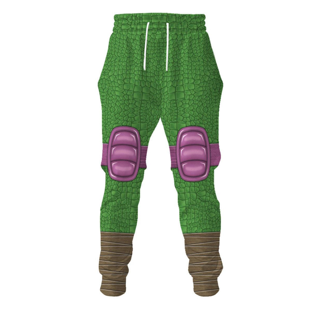 Gearhomie Donatello Ninja Turtles Costume Hoodie Sweatshirt T-Shirt ZipHoodie Sweatpants - Gearhomie.com
