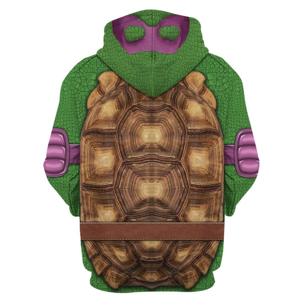 Gearhomie Donatello Ninja Turtles Costume Hoodie Sweatshirt T-Shirt ZipHoodie Sweatpants - Gearhomie.com
