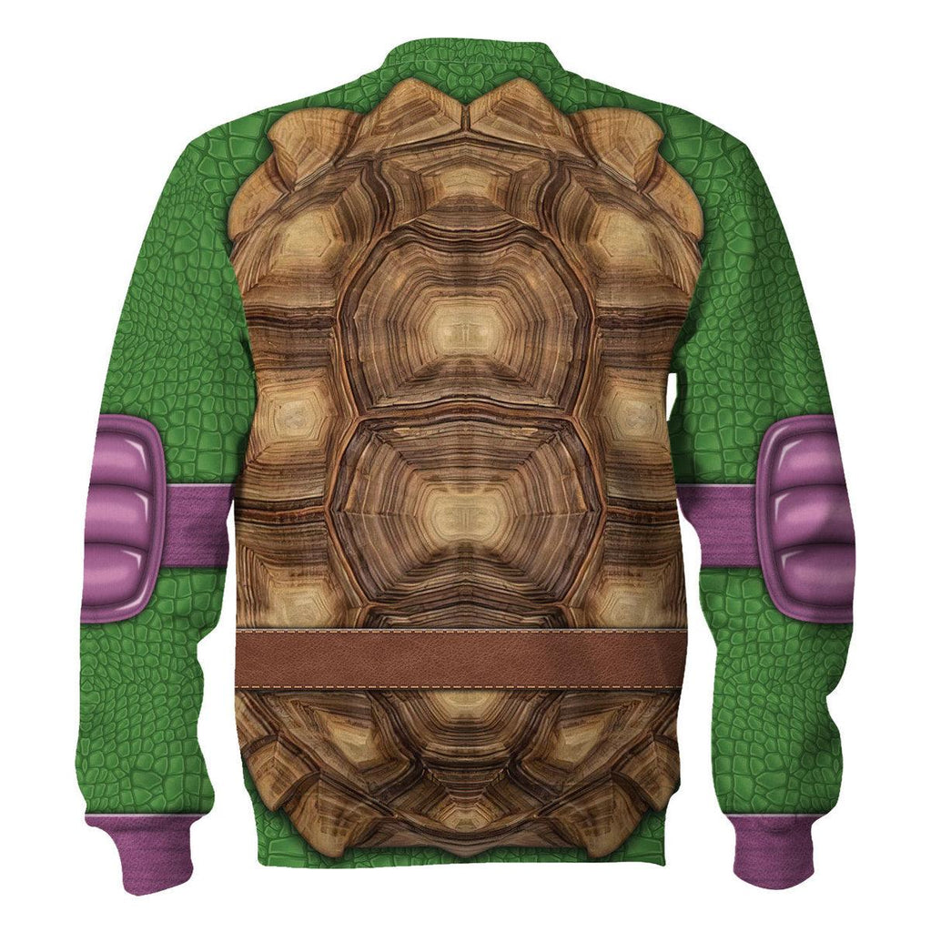 Gearhomie Donatello Ninja Turtles Costume Hoodie Sweatshirt T-Shirt ZipHoodie Sweatpants - Gearhomie.com