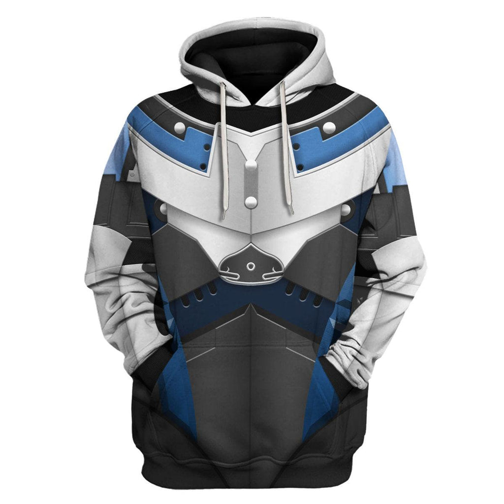 Gearhomie Garrus Vakarian Hoodie Sweatshirt T-shirt Sweatpants Outfit Cosplay Costumes - Gearhomie.com