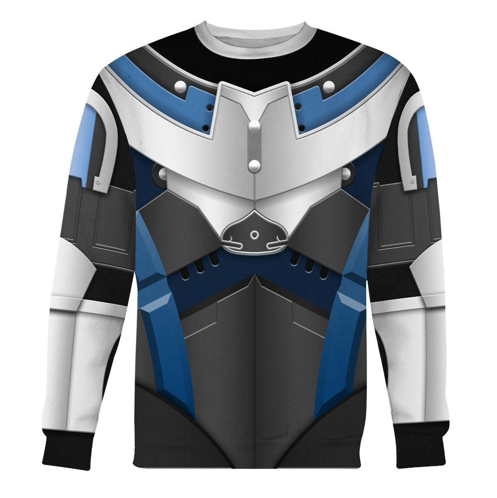 Gearhomie Garrus Vakarian Hoodie Sweatshirt T-shirt Sweatpants Outfit Cosplay Costumes - Gearhomie.com