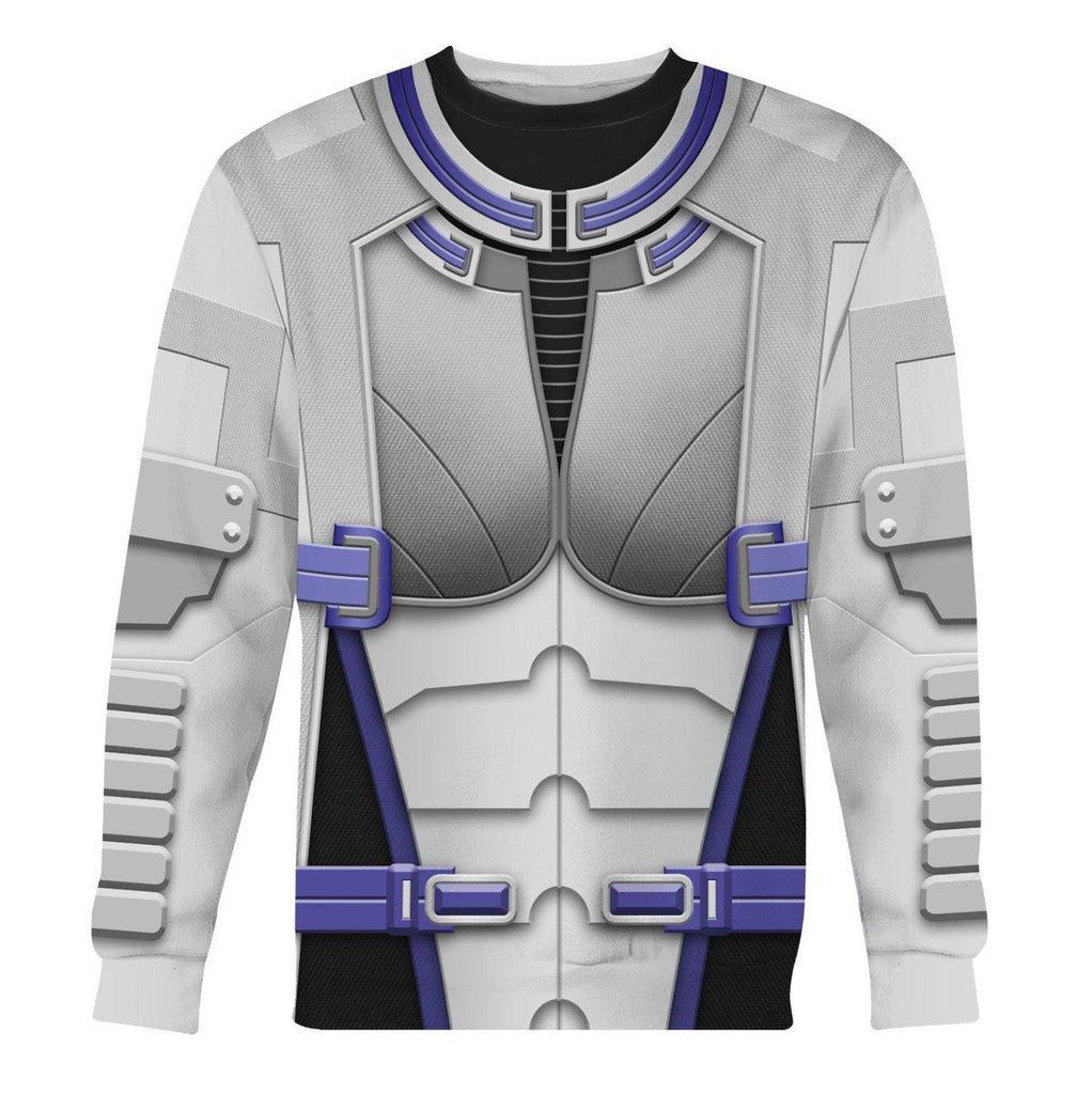 Gearhomie Liara T'Soni Hoodie Sweatshirt T-shirt Sweatpants Outfit Cosplay Costumes - Gearhomie.com
