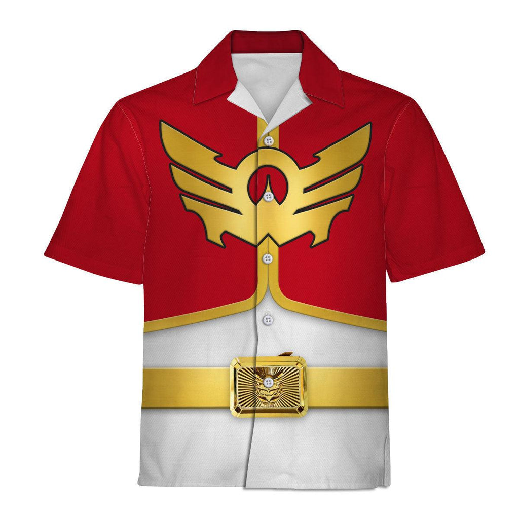 Gearhomie Megaforce Red Ranger Hoodies Sweatshirt T-shirt Hawaiian Sweatpants - Gearhomie.com
