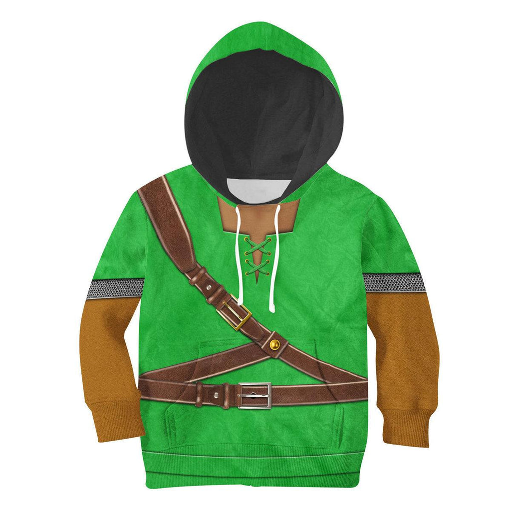 Link Iconic Shield Kid Tops Hoodie Sweatshirt T-Shirt - Gearhomie.com