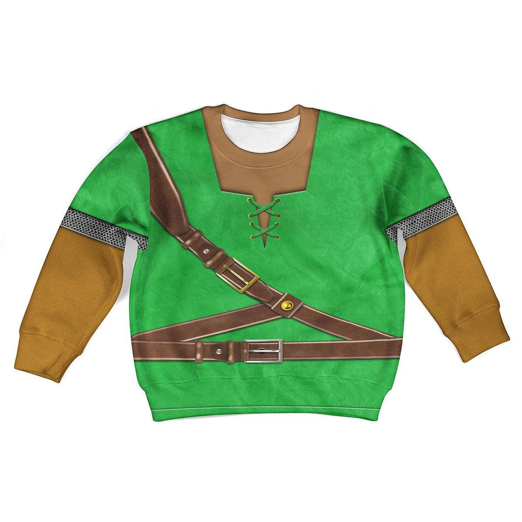 Link Iconic Shield Kid Tops Hoodie Sweatshirt T-Shirt - Gearhomie.com