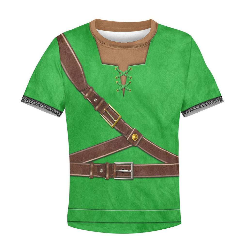 Link Iconic Shield Kid Tops Hoodie Sweatshirt T-Shirt - Gearhomie.com
