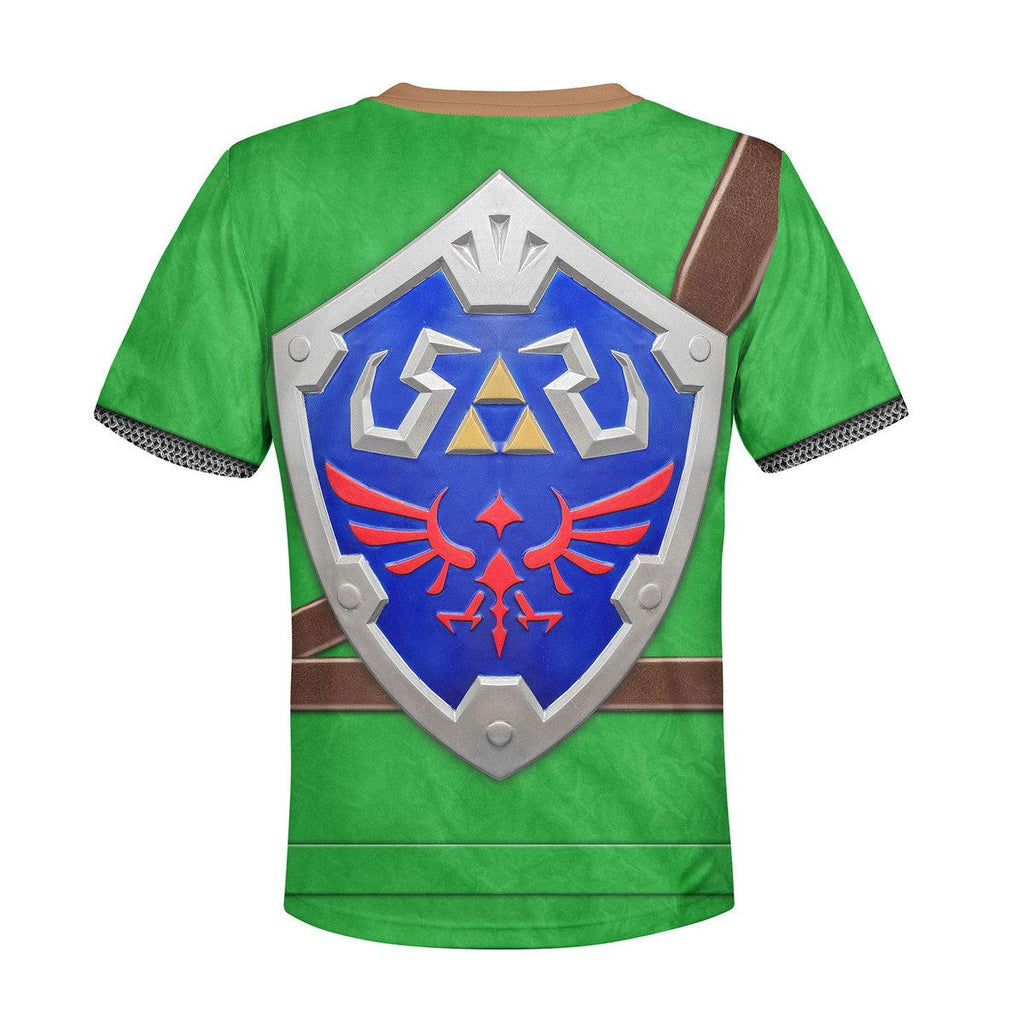 Link Iconic Shield Kid Tops Hoodie Sweatshirt T-Shirt - Gearhomie.com