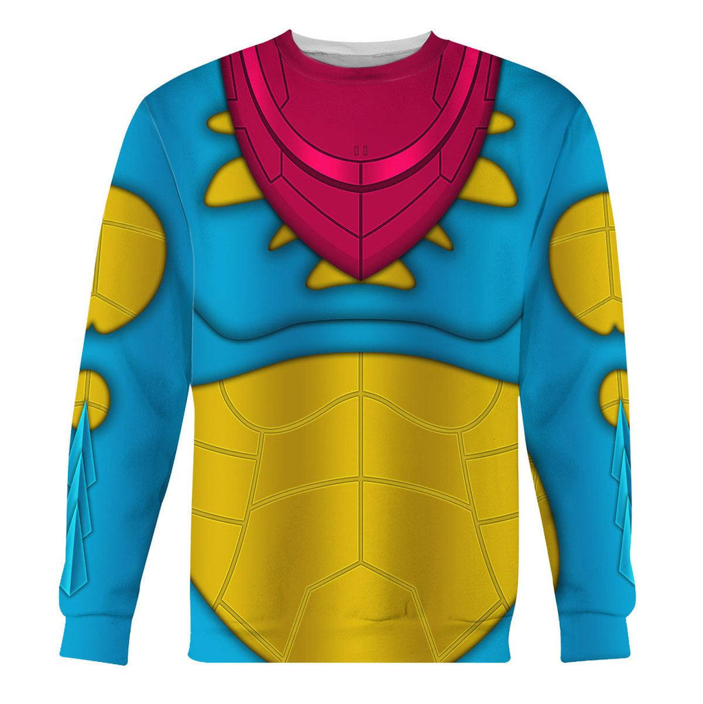 Metroid Fusion Hoodies Sweatshirt T-shirt Hawaiian Tracksuit - Gearhomie.com