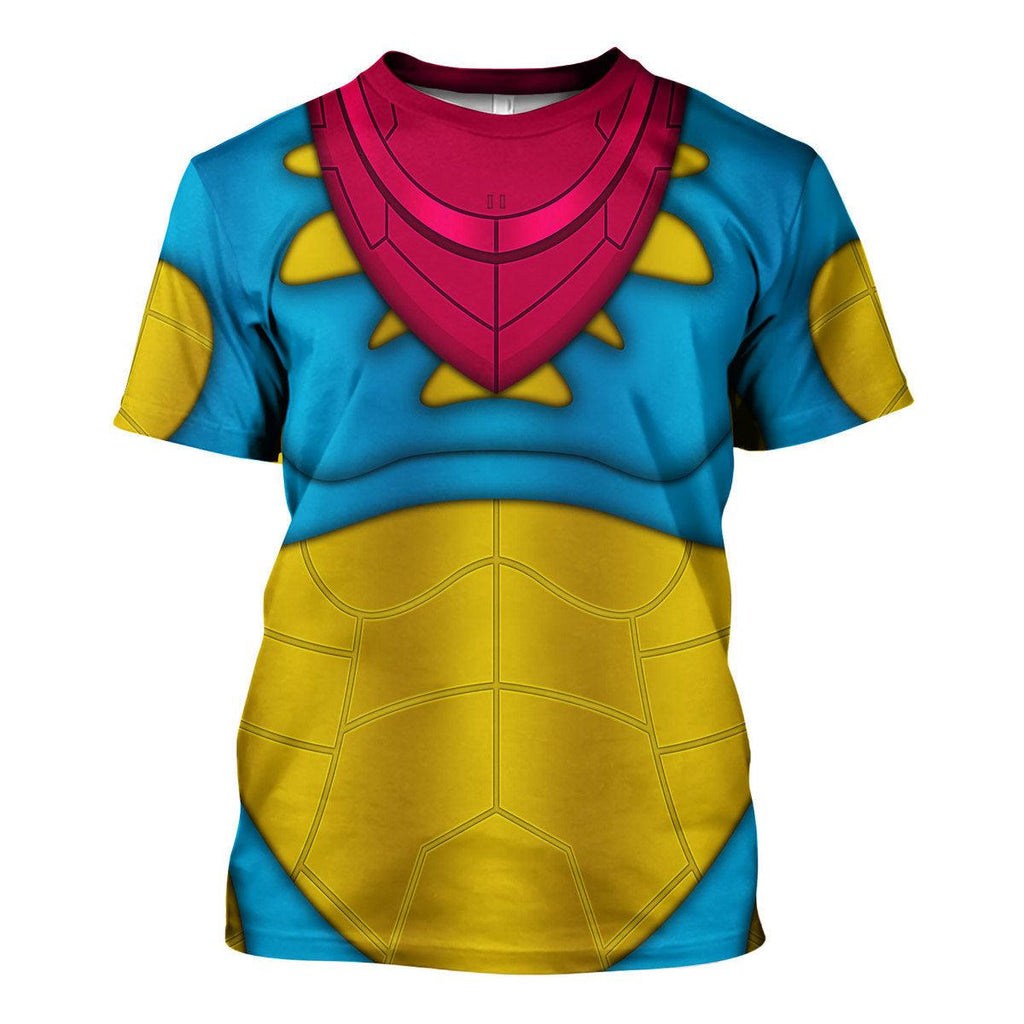 Metroid Fusion Hoodies Sweatshirt T-shirt Hawaiian Tracksuit - Gearhomie.com