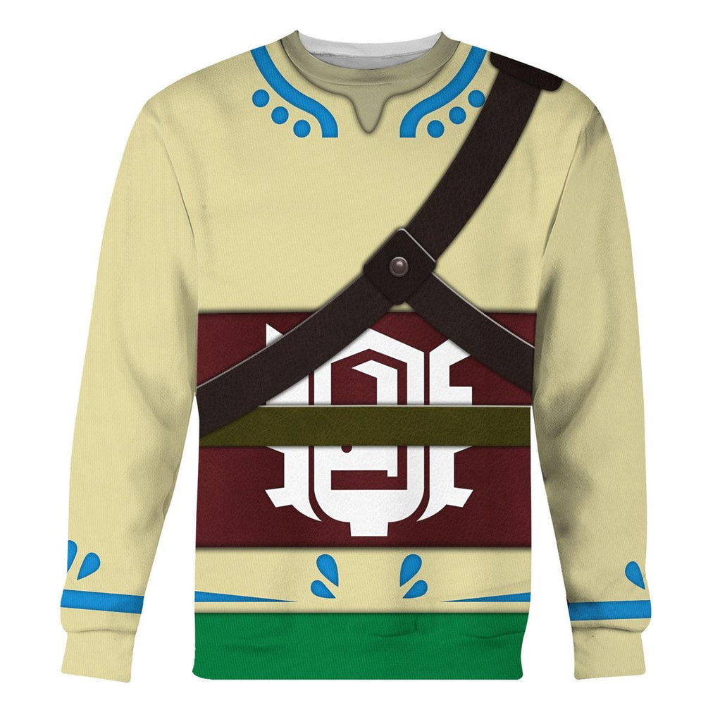 Skyloft Uniform - Skyward Sword Link Attire Unisex Hoodie Sweatshirt T-shirt Sweatpants Cosplay - Gearhomie.com