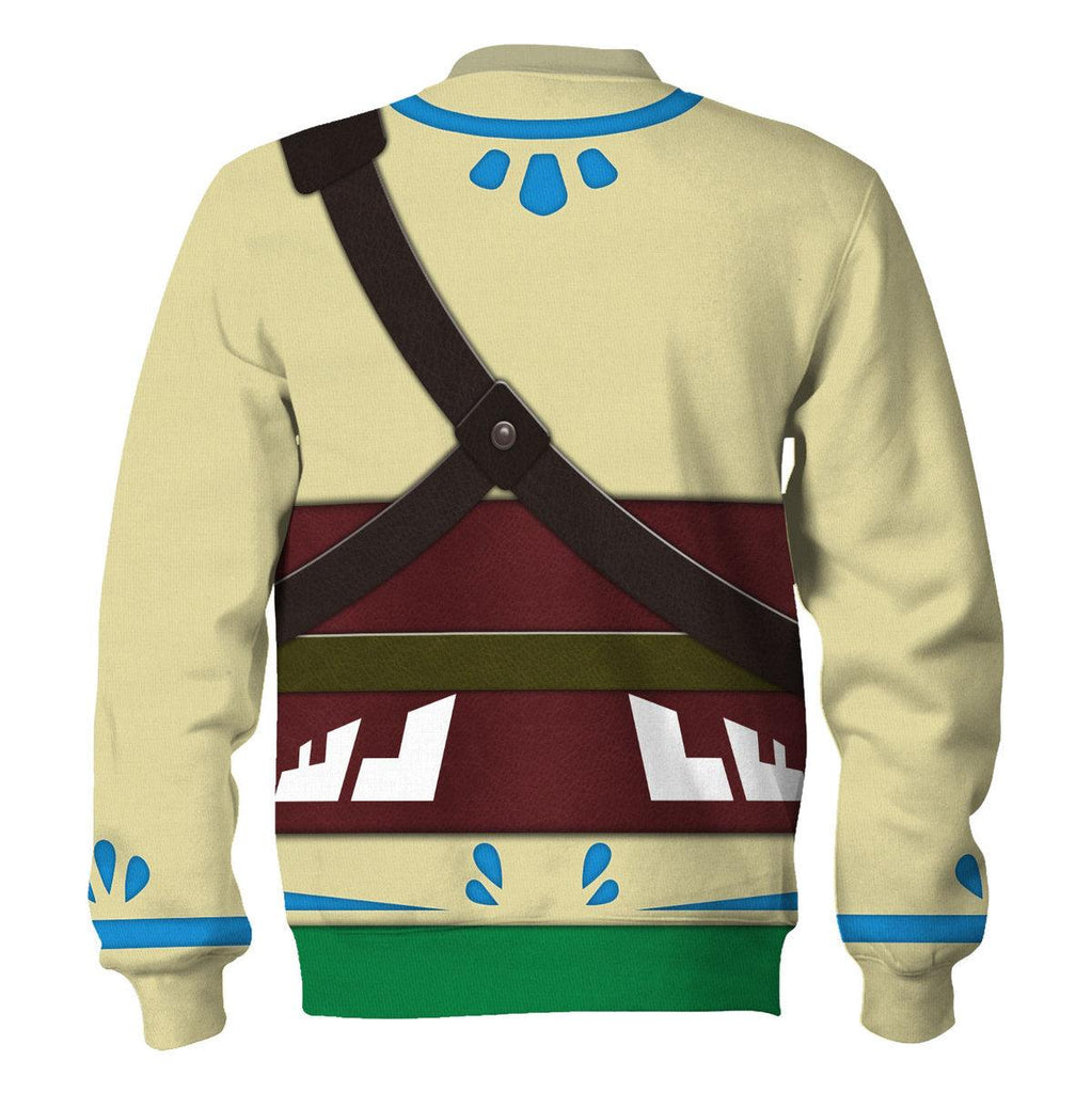 Skyloft Uniform - Skyward Sword Link Attire Unisex Hoodie Sweatshirt T-shirt Sweatpants Cosplay - Gearhomie.com