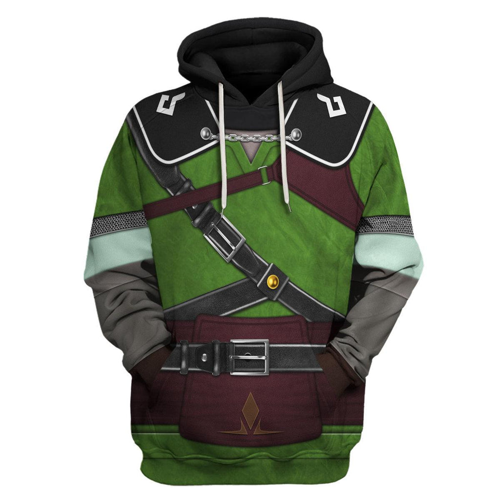 Tears Of The Kingdom Knights of Skyloft Green Unisex Hoodie Sweatshirt T-shirt Sweatpants Cosplay - Gearhomie.com
