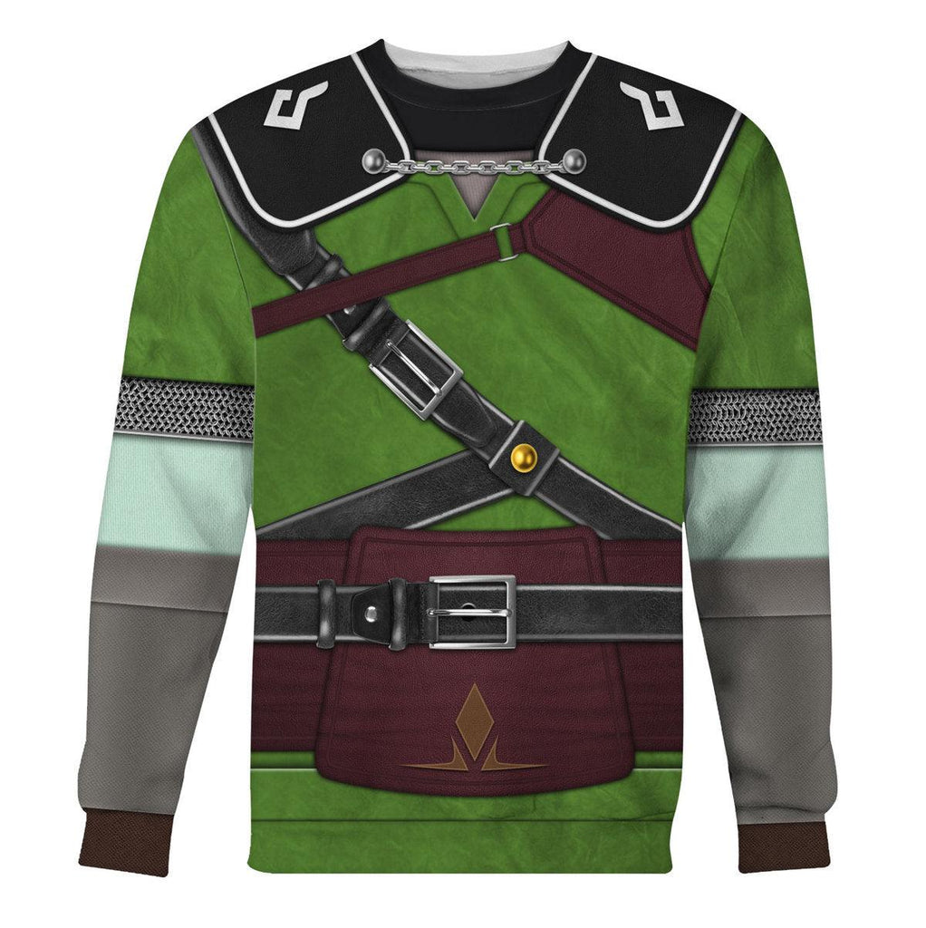 Tears Of The Kingdom Knights of Skyloft Green Unisex Hoodie Sweatshirt T-shirt Sweatpants Cosplay - Gearhomie.com