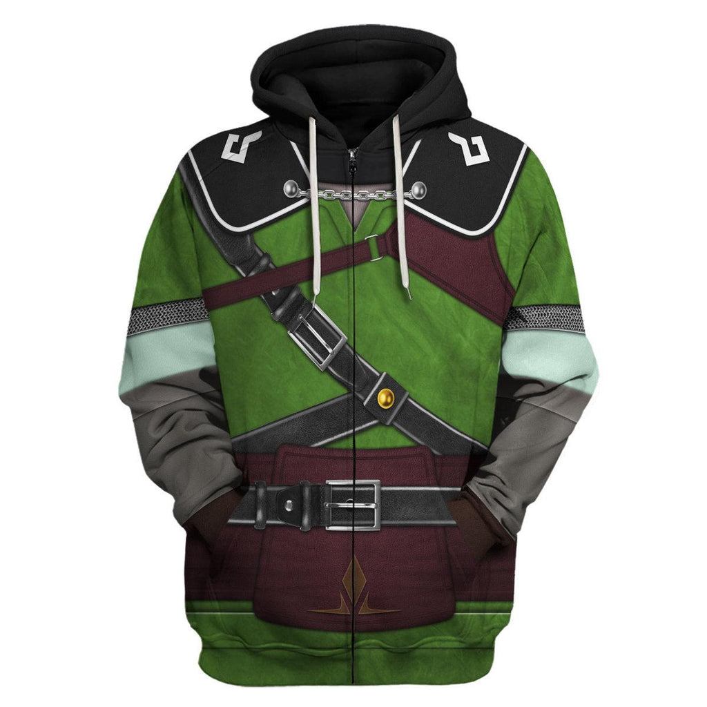 Tears Of The Kingdom Knights of Skyloft Green Unisex Hoodie Sweatshirt T-shirt Sweatpants Cosplay - Gearhomie.com