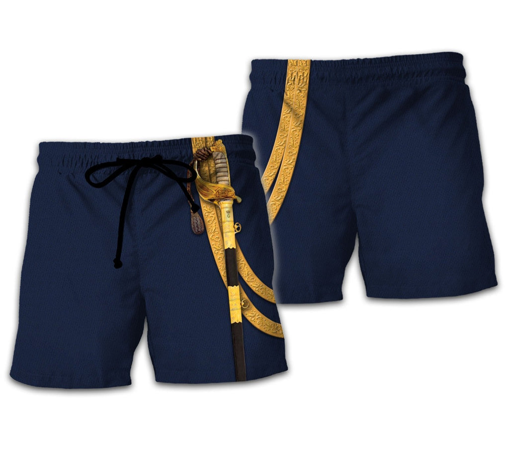 Frederick Iii German Emperor Hawaiian Shirt Beach Shorts / S Qm722