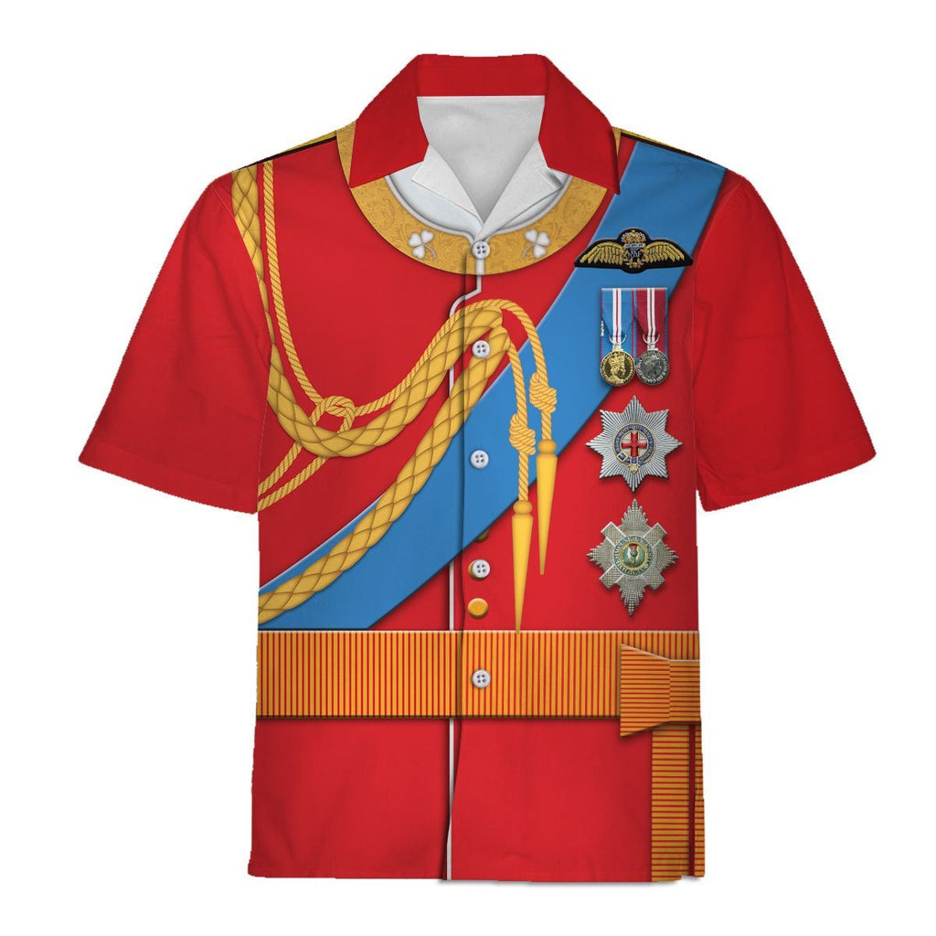 Prince William Hawaiian Shirt / S Qr767