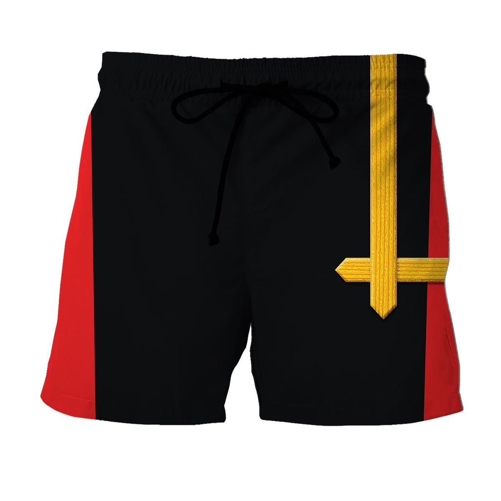 Prince William Hawaiian Shirt Beach Shorts / S Qr767