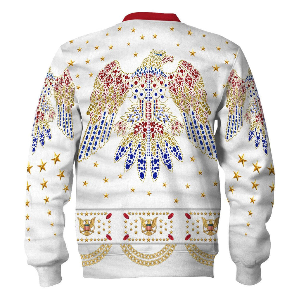 Gearhomie Elvis Aloha Costume from Hawaii Hoodie Sweatshirt T-Shirt Sweatpants - DucG