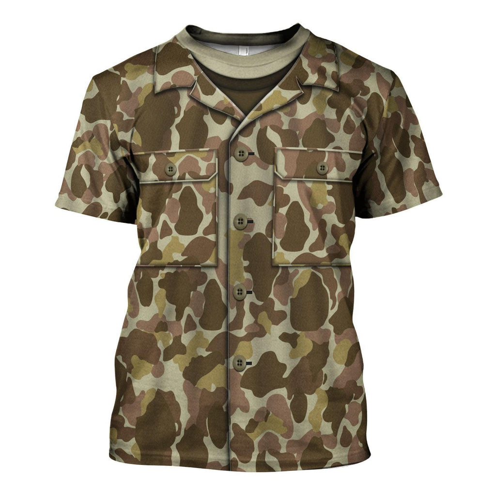 American M1942 (P-42) Frogskin Duck Hunter??� Pattern Marine Marine Raiders World War 2 (WWII) Beach Camo - DucG