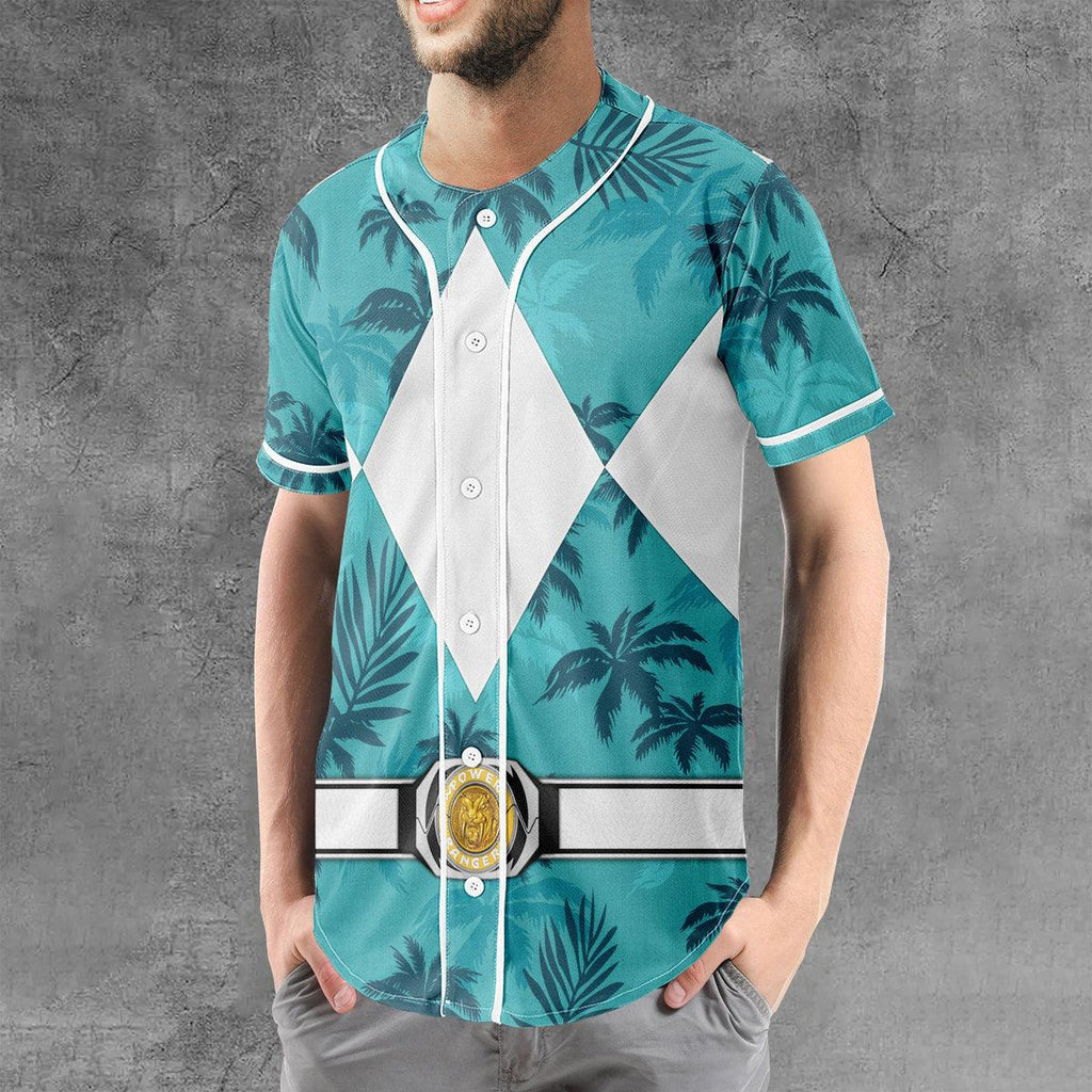 Belt Yellow Ranger x Tommy Vercetti MLB Jersey Shirt Beach Shorts - Gearhomie.com