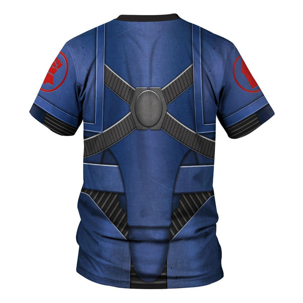 Crimson Fists Mark IV Maximus Power Armor T-shirt Hoodie Sweatpants Cosplay - DucG