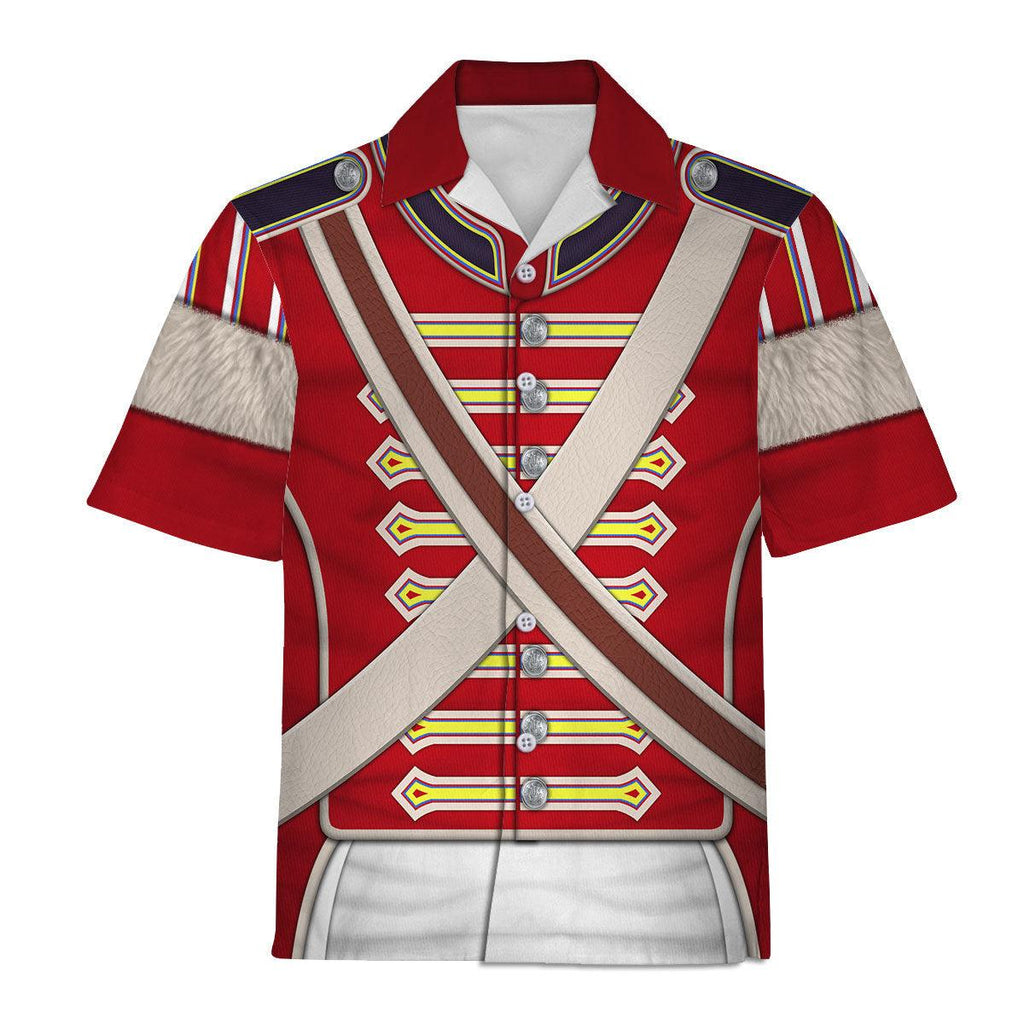 Gearhomie 23rd Foot (Royal Welch Fuzileers ) Private – Grenadier Company (1802-1812) Uniform All Over Print Hoodie Sweatshirt T-Shirt Tracksuit - Gearhomie.com