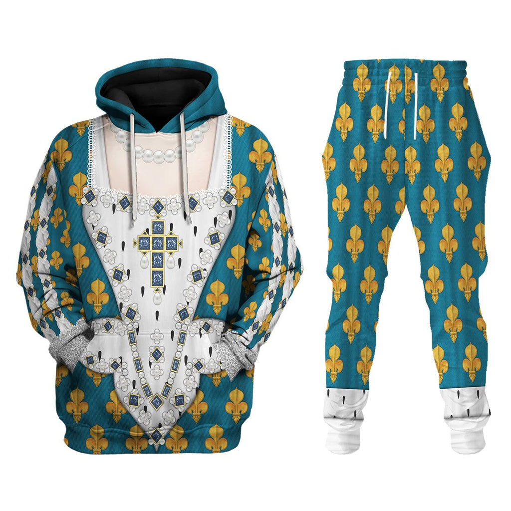 Gearhomie Anne of Austria Costume All Over Print Hoodie Sweatshirt T-Shirt Tracksuit - Gearhomie.com