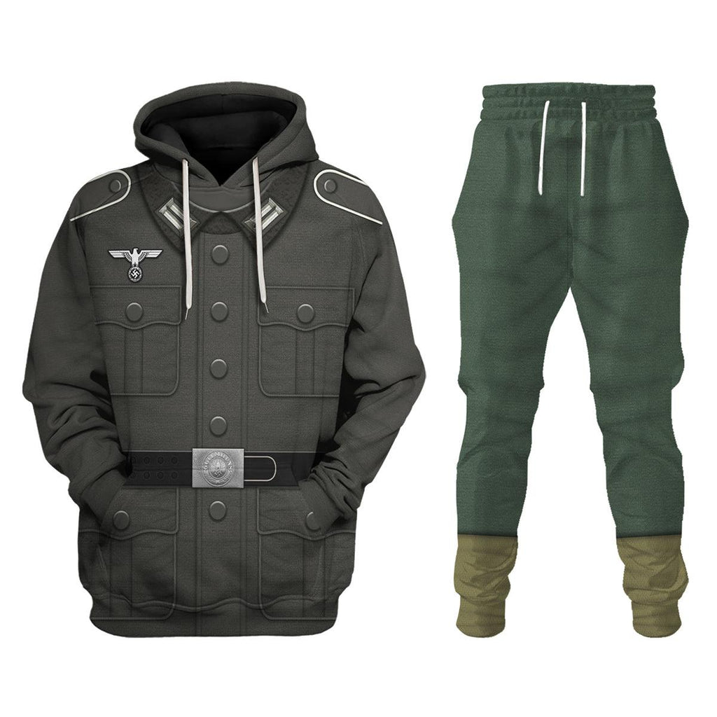 Gearhomie Basic German Army Uniform- Private Soldier Costume Hoodie Sweatshirt T-Shirt Tracksuit - Gearhomie.com