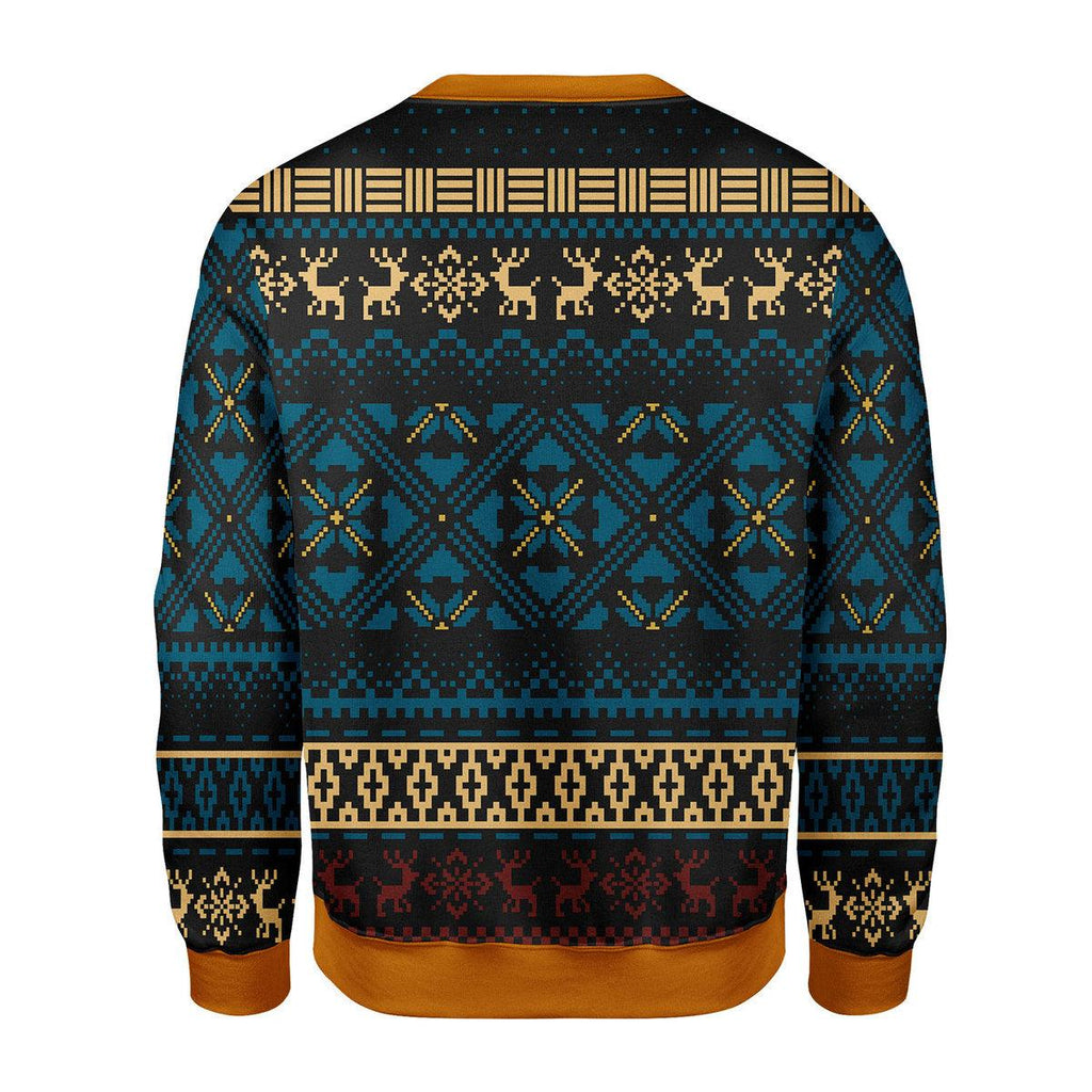 Gearhomie Blue Madonna Virgin Mary Christmas Sweater - Gearhomie.com