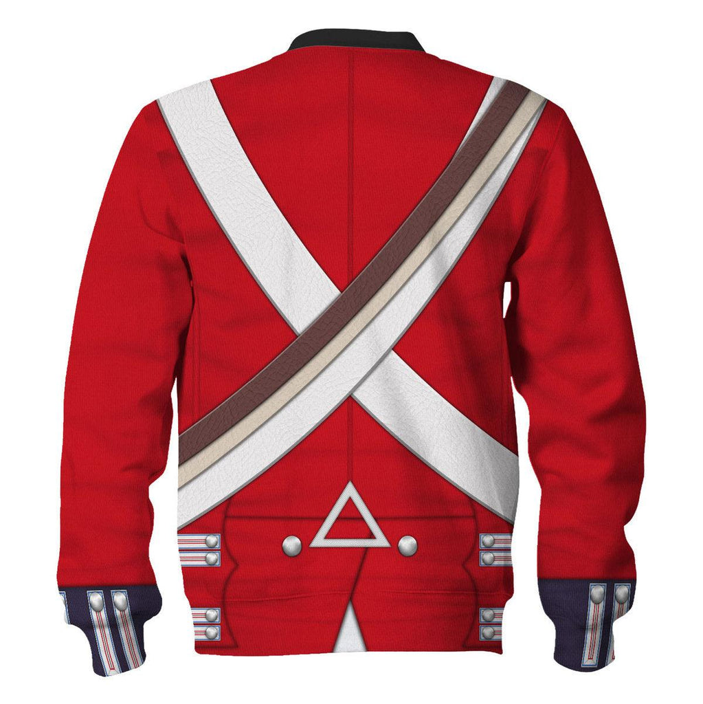 Gearhomie British Line Regiment (1802-1812) Uniform All Over Print Hoodie Sweatshirt T-Shirt Tracksuit - Gearhomie.com