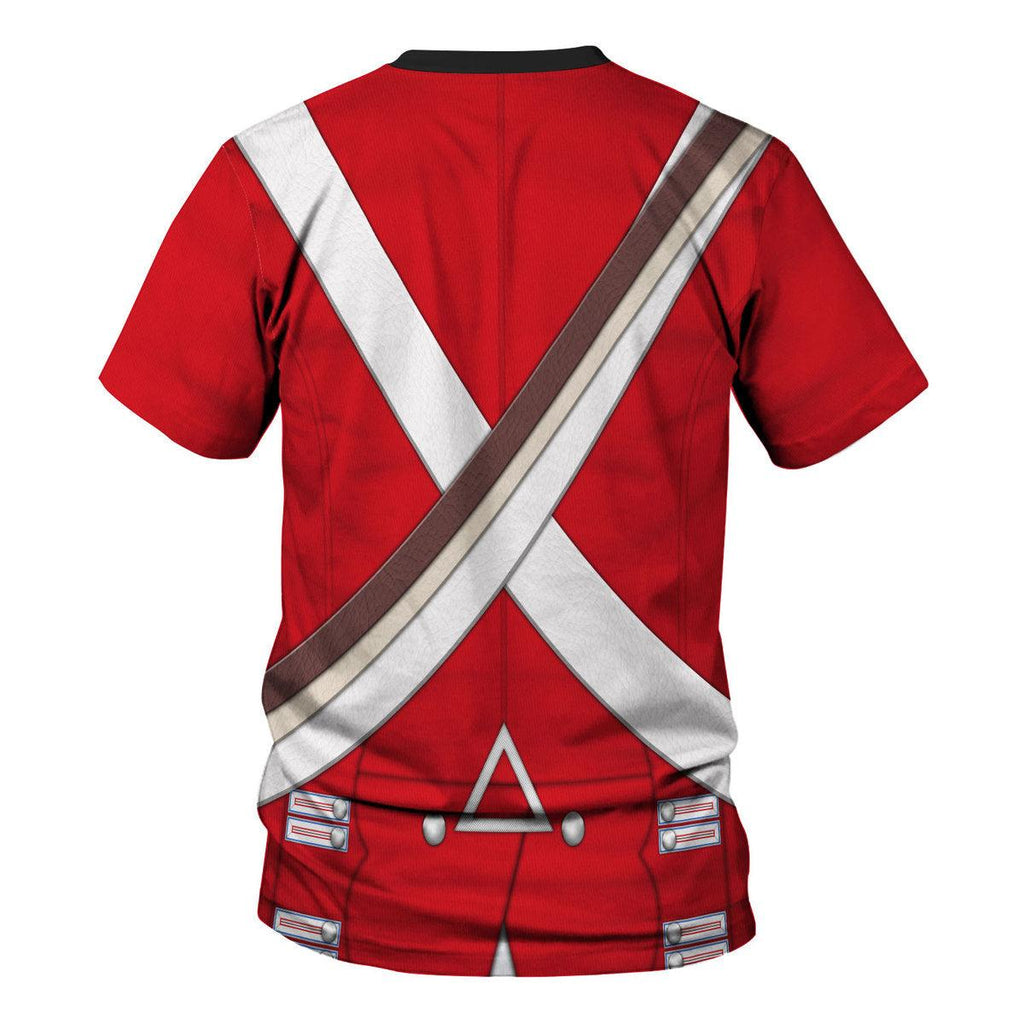 Gearhomie British Line Regiment (1802-1812) Uniform All Over Print Hoodie Sweatshirt T-Shirt Tracksuit - Gearhomie.com