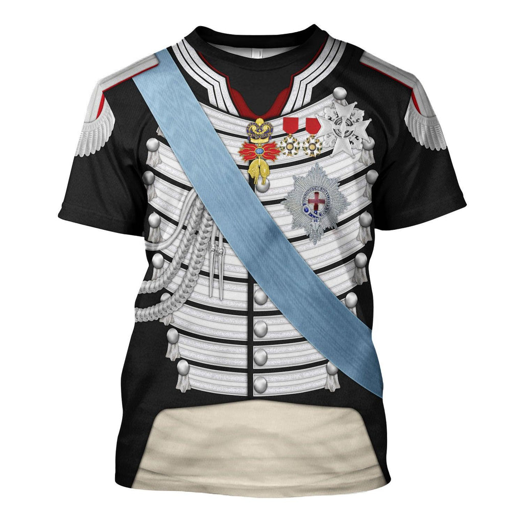 Gearhomie Charles X of France Lawrence Uniform All Over Print Hoodie Sweatshirt T-Shirt Tracksuit - Gearhomie.com