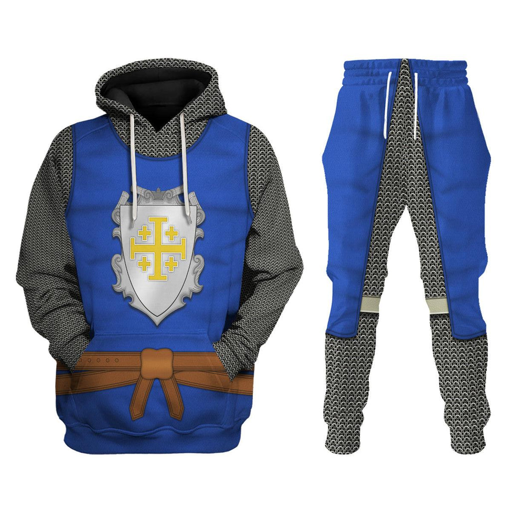 Gearhomie County of Edessa Knight Costume Hoodie Sweatshirt T-Shirt Tracksuit - Gearhomie.com