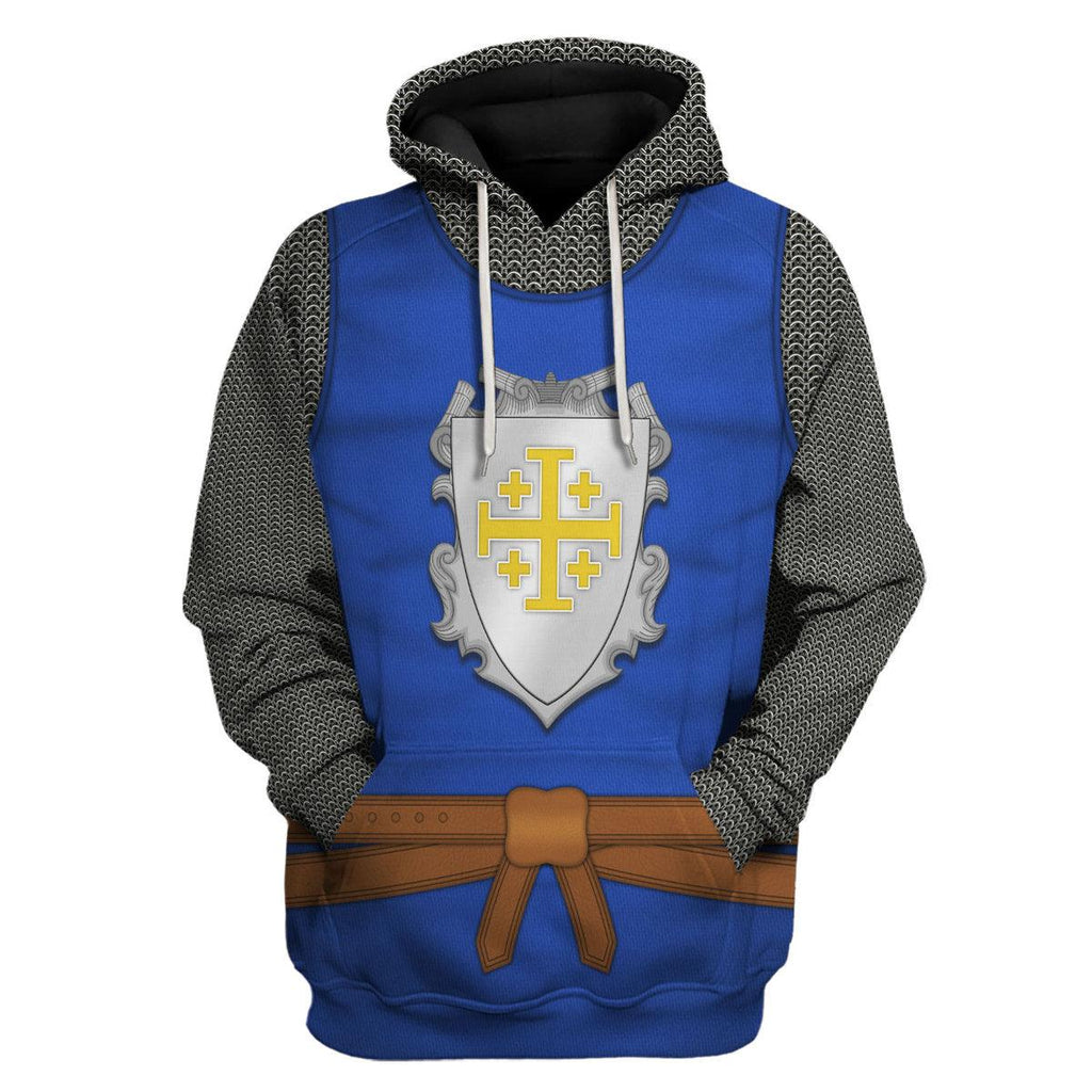 Gearhomie County of Edessa Knight Costume Hoodie Sweatshirt T-Shirt Tracksuit - Gearhomie.com