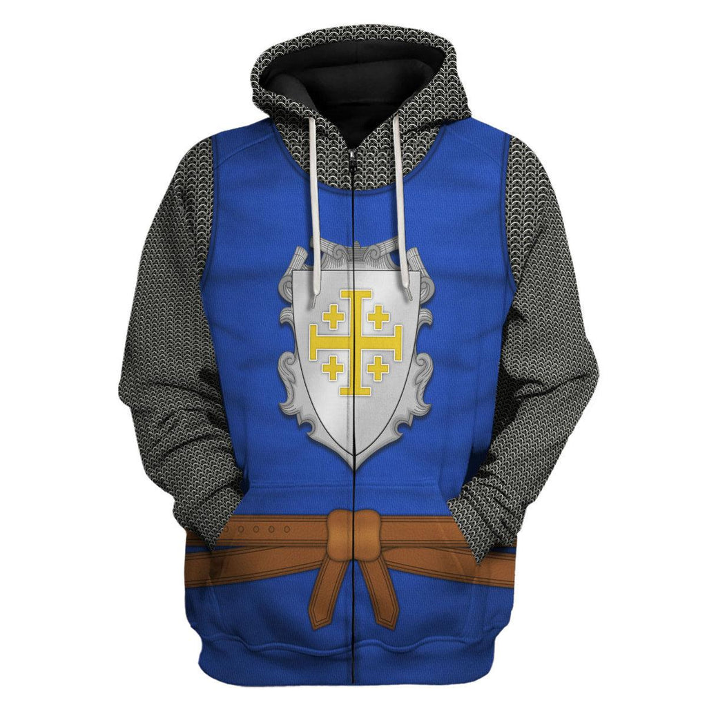 Gearhomie County of Edessa Knight Costume Hoodie Sweatshirt T-Shirt Tracksuit - Gearhomie.com