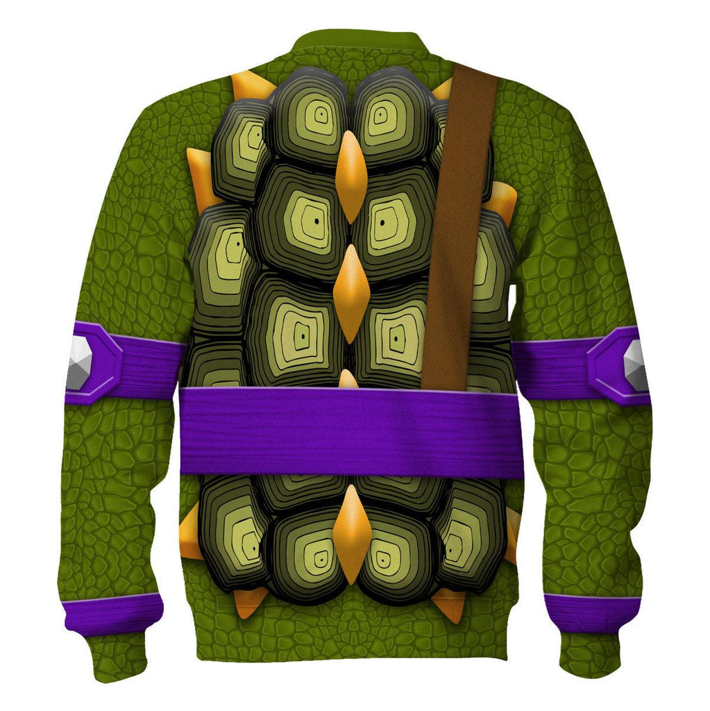 Gearhomie Donatello TMNT Costume Hoodie Sweatshirt T-Shirt Sweatpants - Gearhomie.com