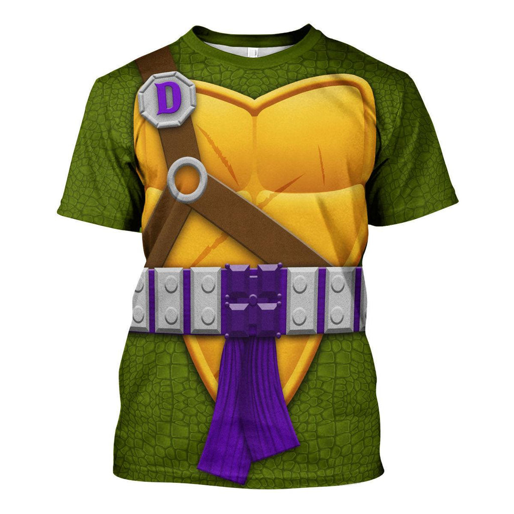 Gearhomie Donatello TMNT Costume Hoodie Sweatshirt T-Shirt Sweatpants - Gearhomie.com