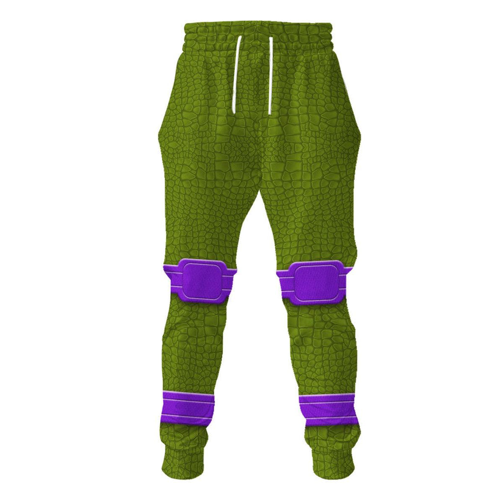 Gearhomie Donatello TMNT Costume Hoodie Sweatshirt T-Shirt Sweatpants - Gearhomie.com