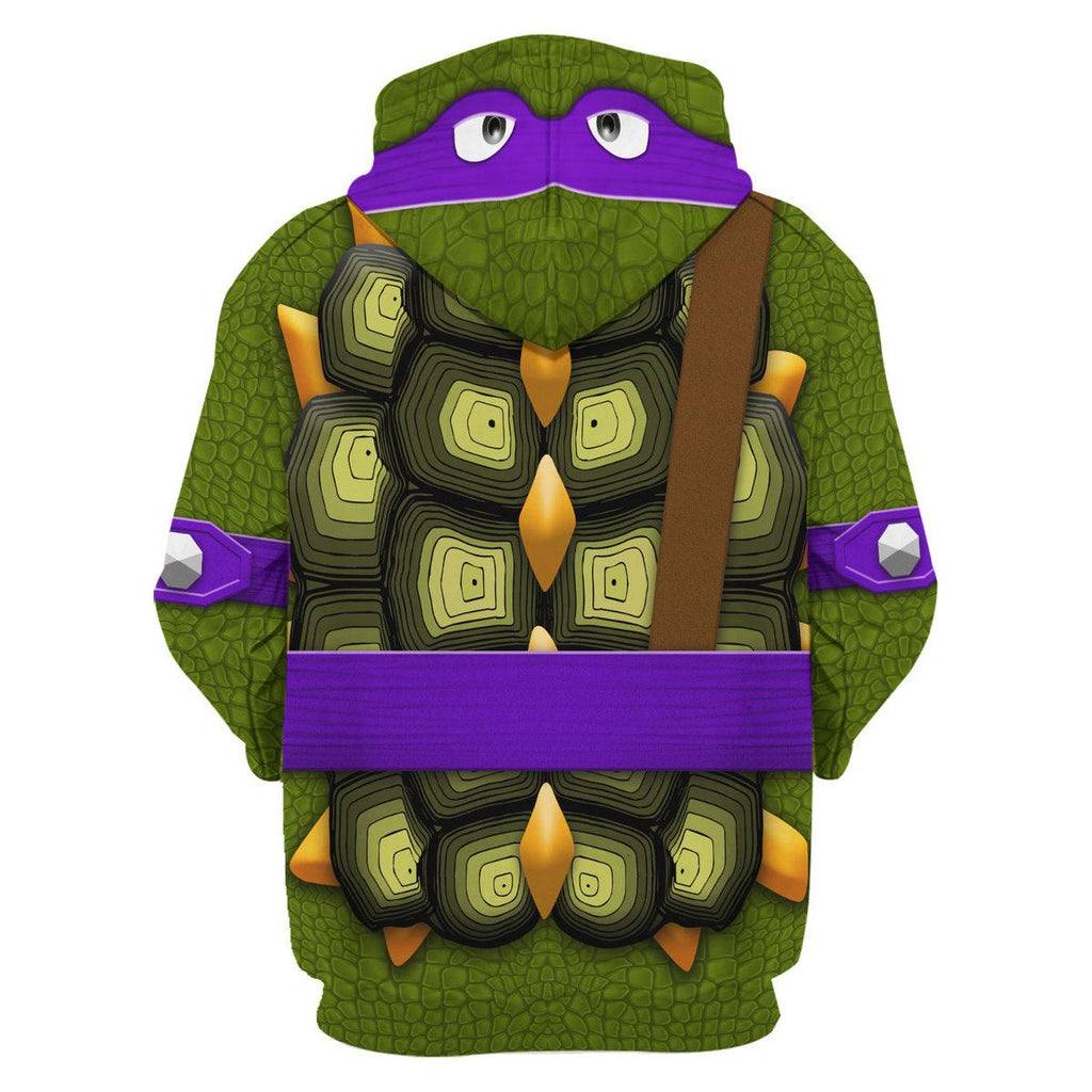 Gearhomie Donatello TMNT Costume Hoodie Sweatshirt T-Shirt Sweatpants - Gearhomie.com