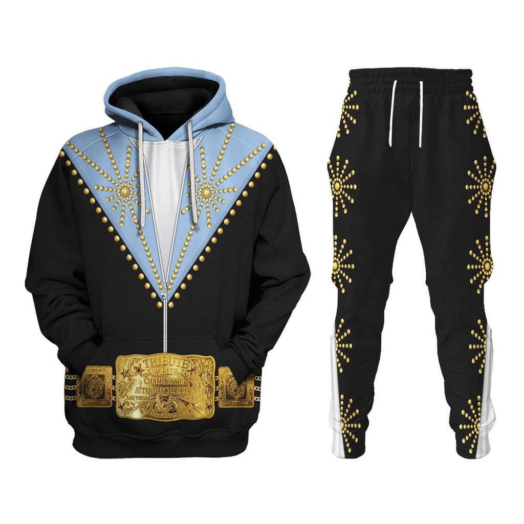Gearhomie Elvis Cisco Blue Costume Hoodie Sweatshirt T-Shirt Sweatpants - Gearhomie.com