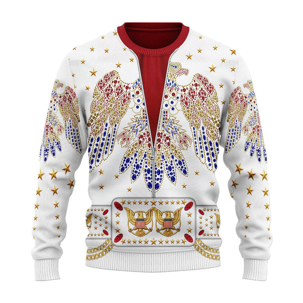 Gearhomie Elvis Costumes Christmas Ugly Sweater - Gearhomie.com