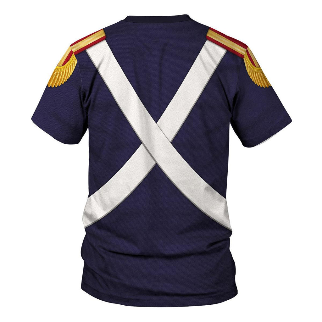 Gearhomie French Grenadier-Imperial Guard Infantry (1806-1815) Uniform All Over Print Hoodie Sweatshirt T-Shirt Tracksuit - DucG