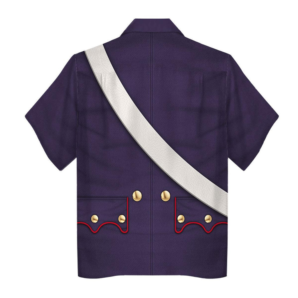 Gearhomie French Line Infantry-Centre Company (1812-1815) Uniform All Over Print Hoodie Sweatshirt T-Shirt Tracksuit - DucG