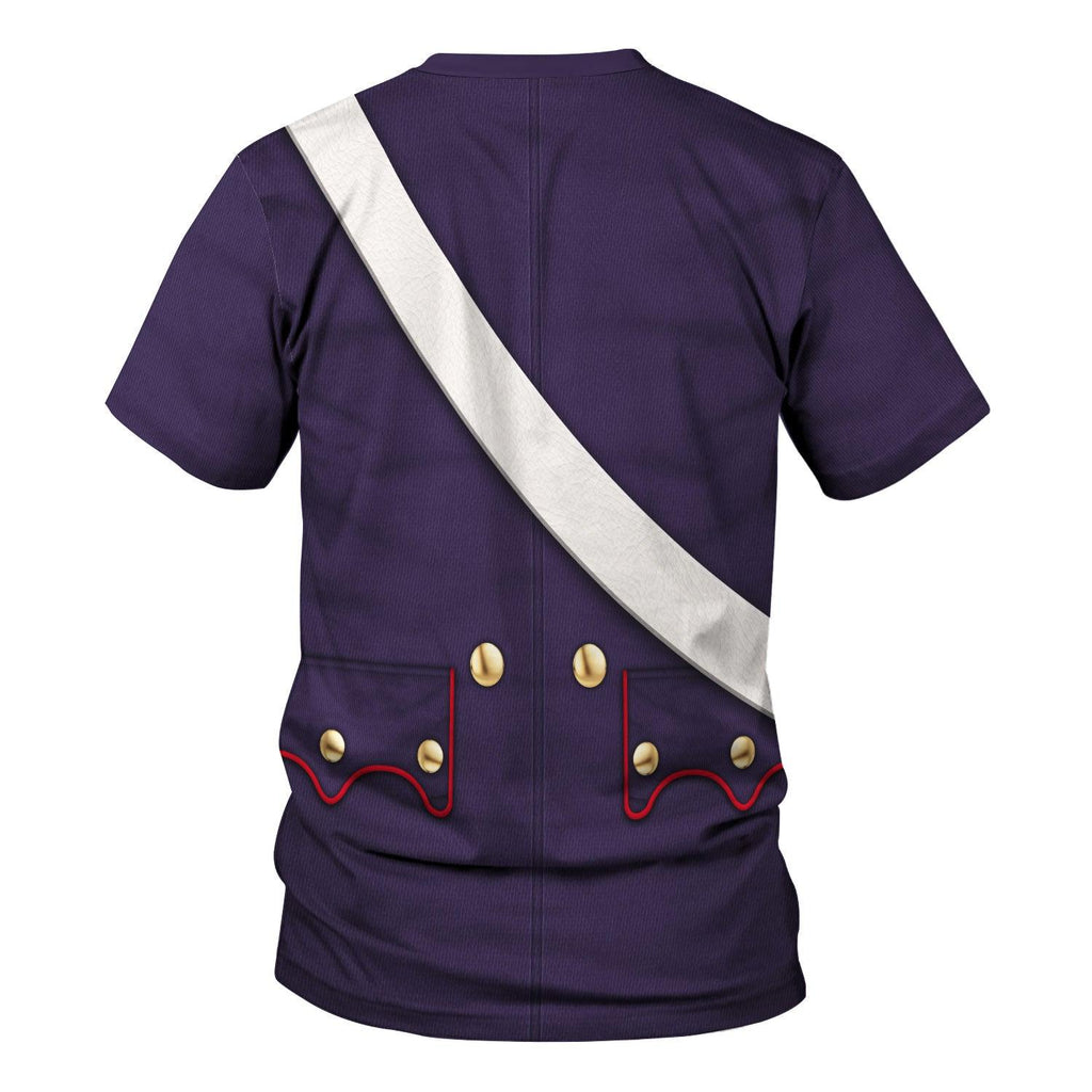 Gearhomie French Line Infantry-Centre Company (1812-1815) Uniform All Over Print Hoodie Sweatshirt T-Shirt Tracksuit - DucG