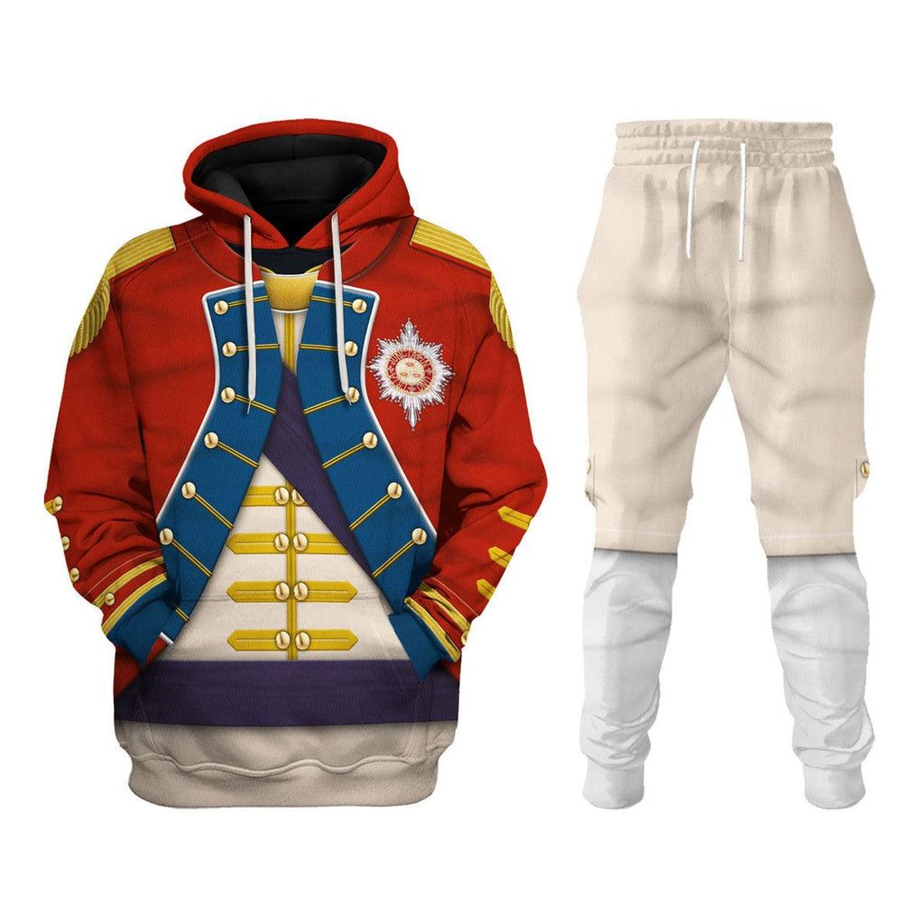 Gearhomie General Washington - The American Revolution Uniform All Over Print Hoodie Sweatshirt T-Shirt Tracksuit - Gearhomie.com