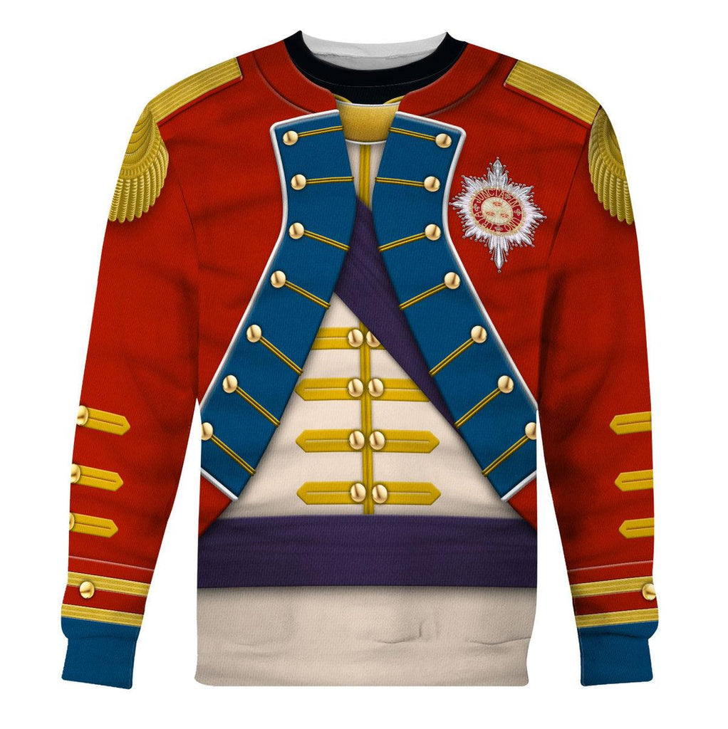 Gearhomie General Washington - The American Revolution Uniform All Over Print Hoodie Sweatshirt T-Shirt Tracksuit - Gearhomie.com